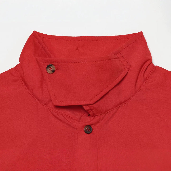 Damen Leichtes Utility‑Hemd mit hohem Stehkragen und aufgesetzten Brusttaschen Echo Archiv