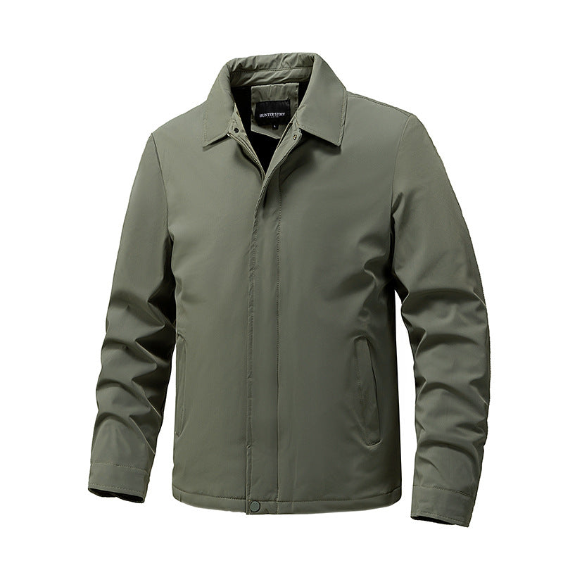 Herren Übergangsjacke mit hohem Kragen und elastischen Bündchen Echo Archiv