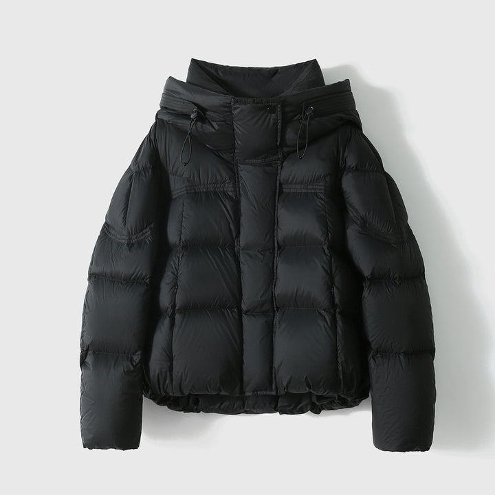 Damen modische Steppjacke mit hohem Kragen Echoarchiv