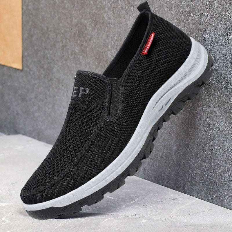 Herren Atmungsaktive Slip-On Sneakers mit rutschfester Sohle Echoarchiv