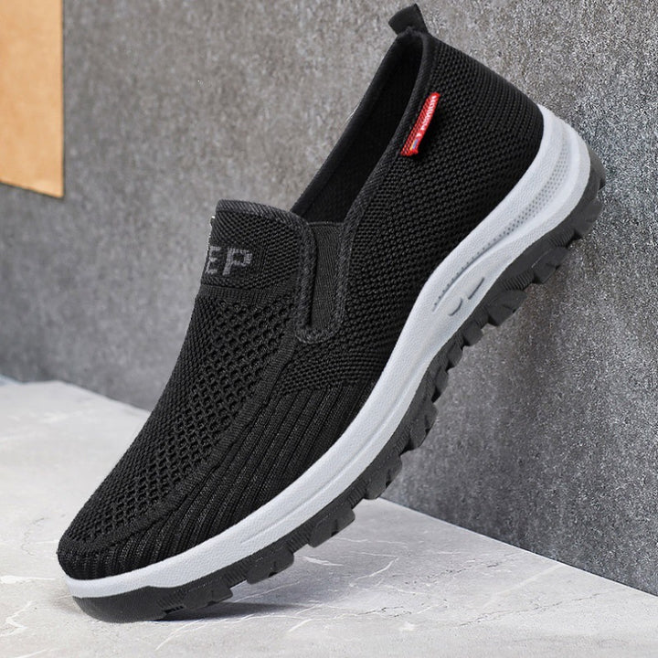 Herren Atmungsaktive Slip-On Sneakers mit rutschfester Sohle Echoarchiv