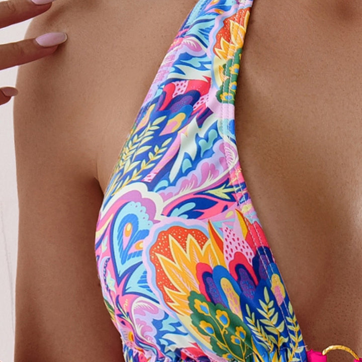 Damen Triangel-Bikini mit modischem Schleifen-Detail Echo Archiv