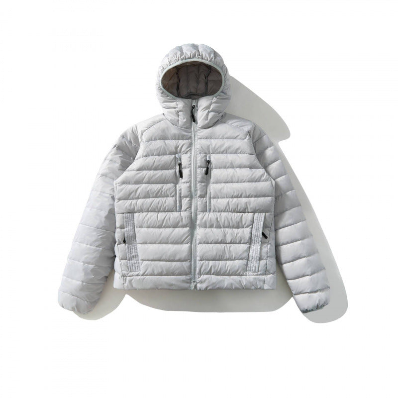 Damen Ultraleichte Steppjacke mit Kapuze, Daunenoptik und winddichter Außenhülle Echo Archiv