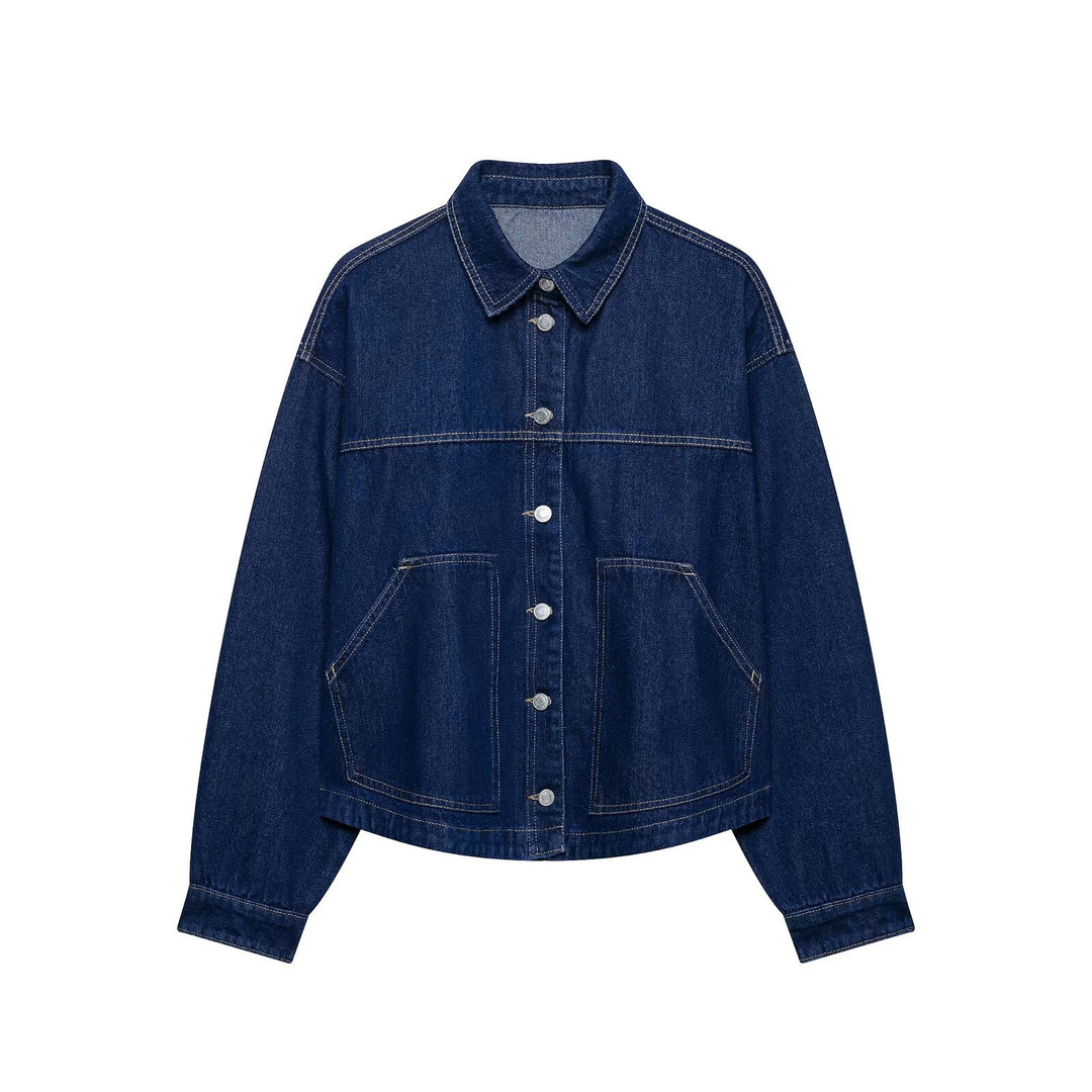 Damen Oversize-Workerjacke aus Baumwoll-Twill Echo Archiv