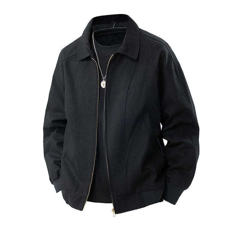 Herren Moderner Blouson mit Hemdkragen, Zwei‑Wege‑Reißverschluss und dezenter Teilungsnaht Echo Archiv