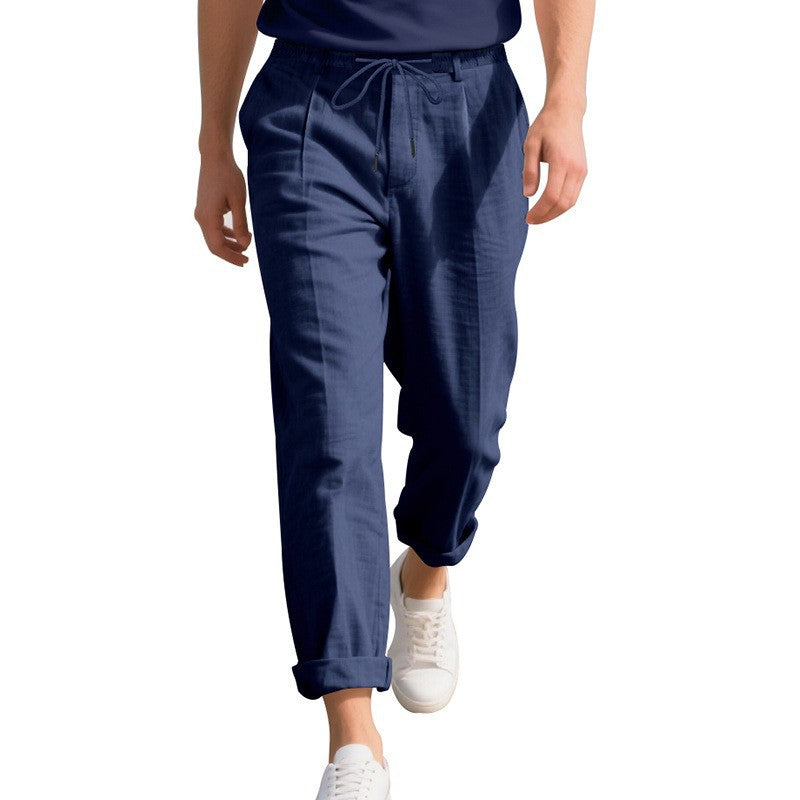Herren lässige Sommerhose mit elastischem Bund und atmungsaktivem Material Echoarchiv