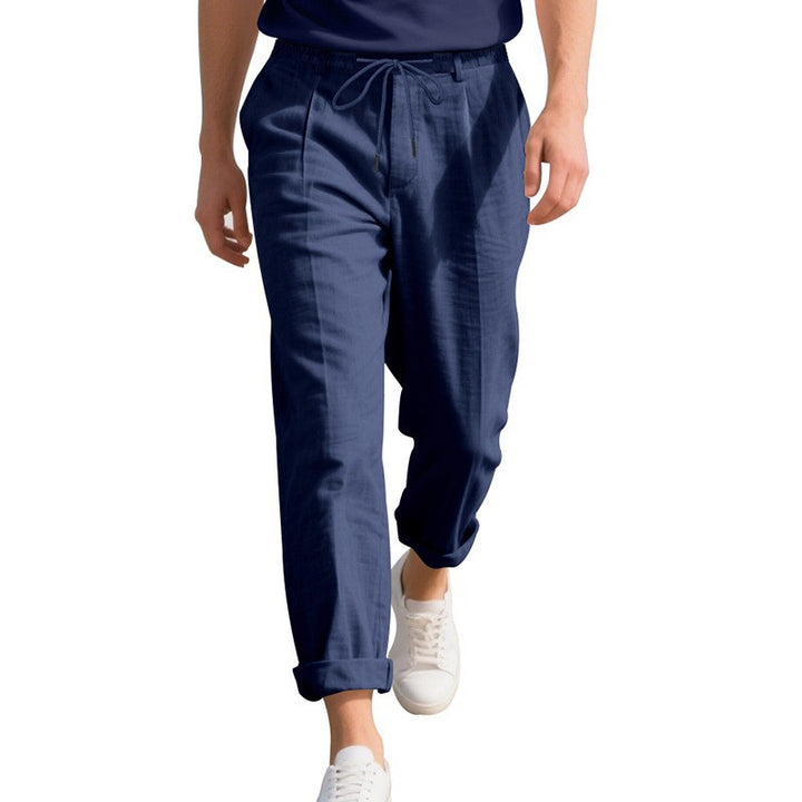 Herren lässige Sommerhose mit elastischem Bund und atmungsaktivem Material Echoarchiv