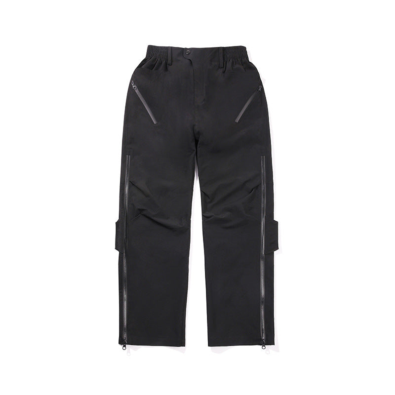 Herren Multifunktionale Tech‑Cargo‑Hose mit seitlichen Zippern, elastischem Bund und taktischen Pattentaschen Echo Archiv