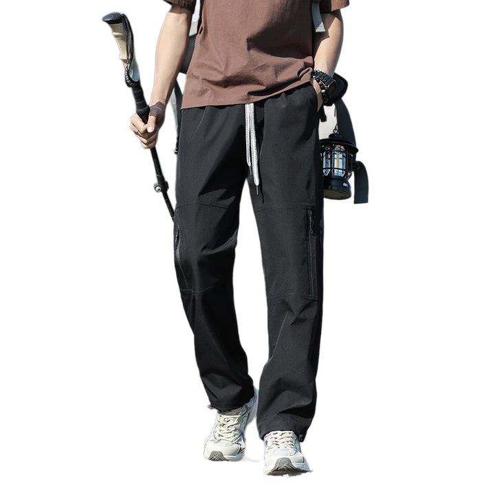 Herren Technische Outdoor- und Wanderhose mit Reißverschlusstaschen und verstellbarer Taille Echo Archiv