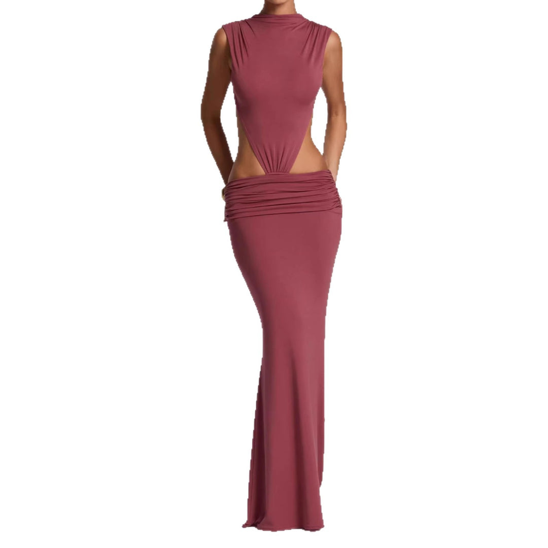Damen Langes Maxi-Kleid mit raffinierten Cut-Outs und Raffung Echo Archiv