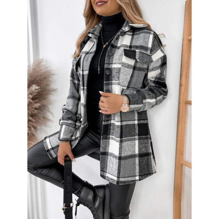 Damen Flanelljacke im Karomuster Echoarchiv