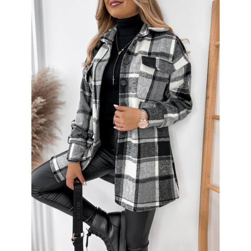 Damen Flanelljacke im Karomuster Echoarchiv