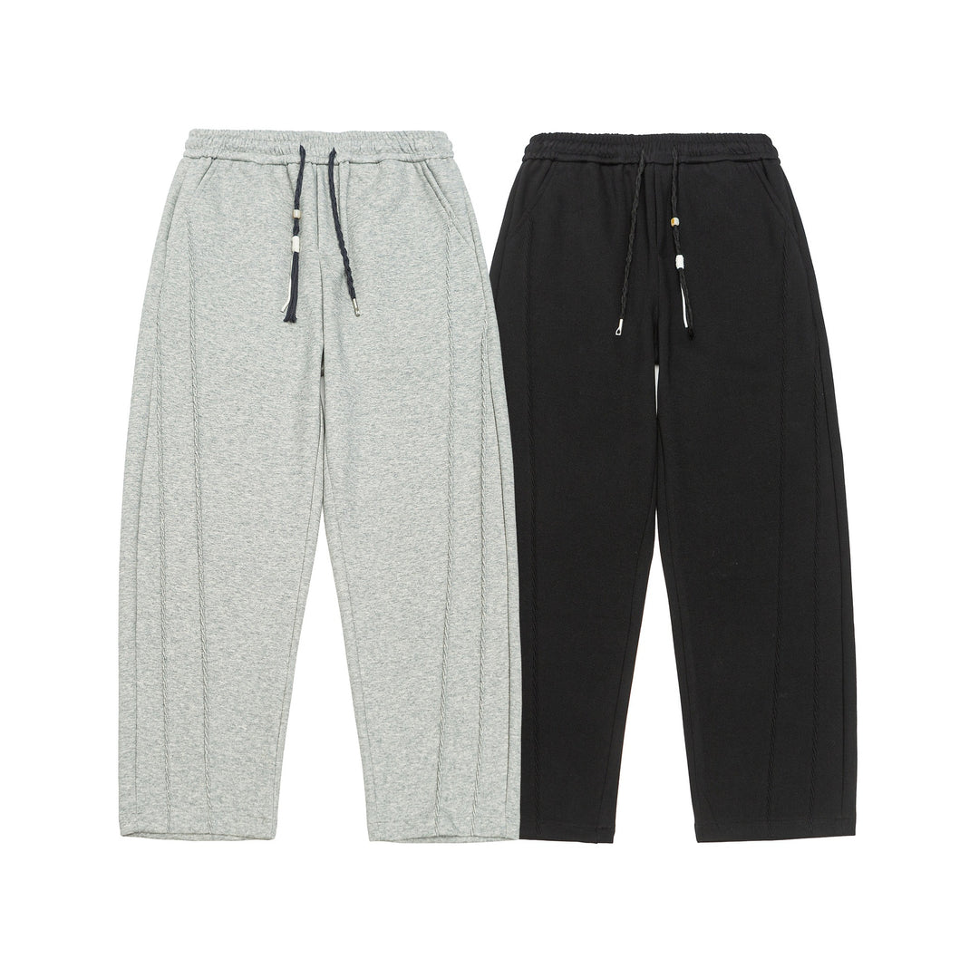 Damen Weite Cropped-Sweathose mit Elastikbund und aufgesetzter Gesäßtasche Echoarchiv