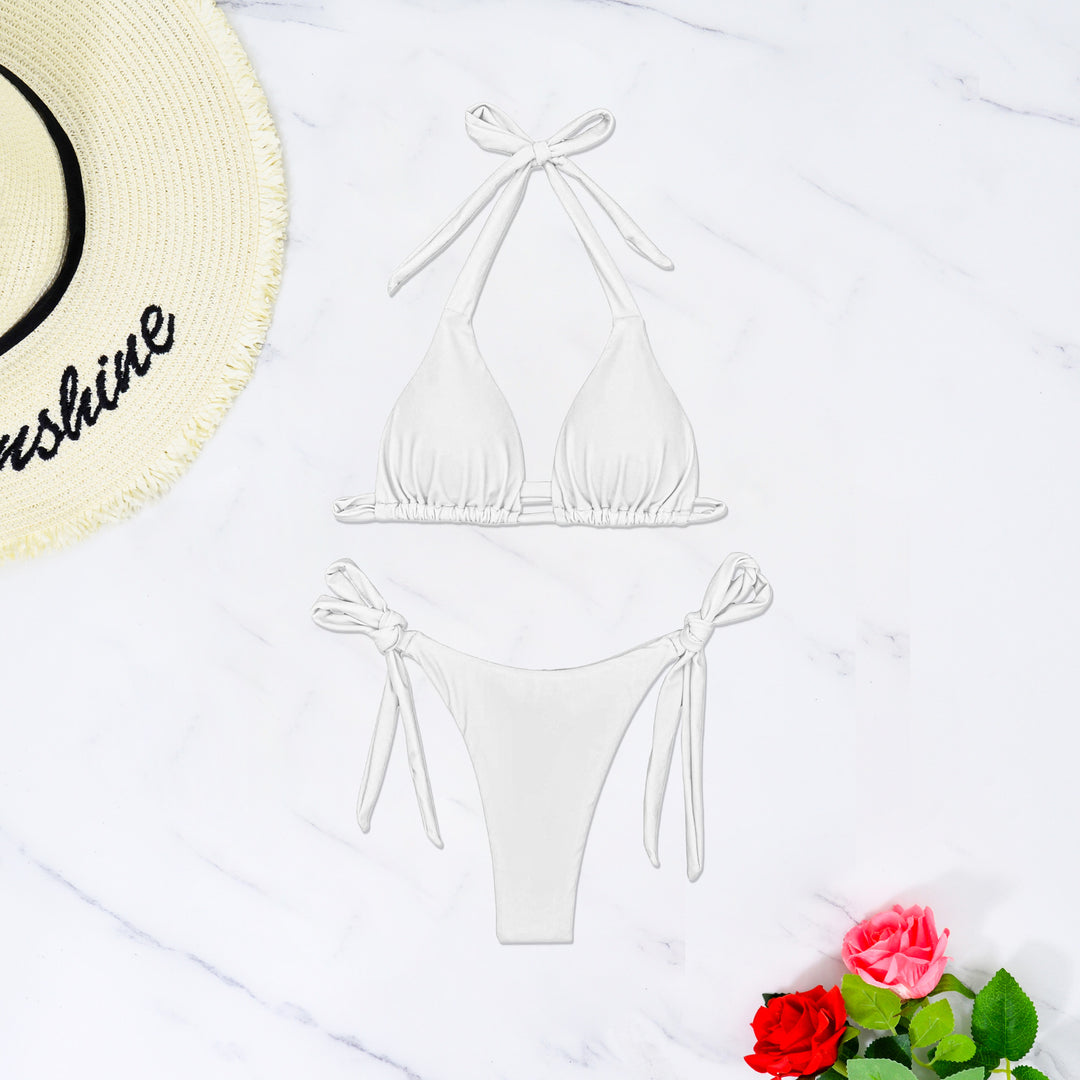 Damen Triangel-Bikini mit raffinierten Bindebändern und hochelastischem Stoff Echo Archiv