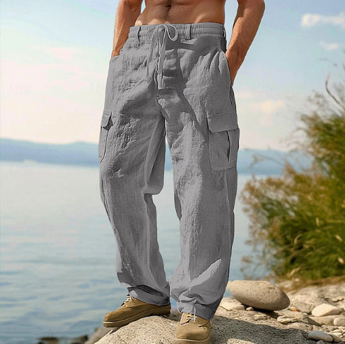 Herren Cargo-Hose mit elastischem Bund und praktischen Seitentaschen Echoarchiv