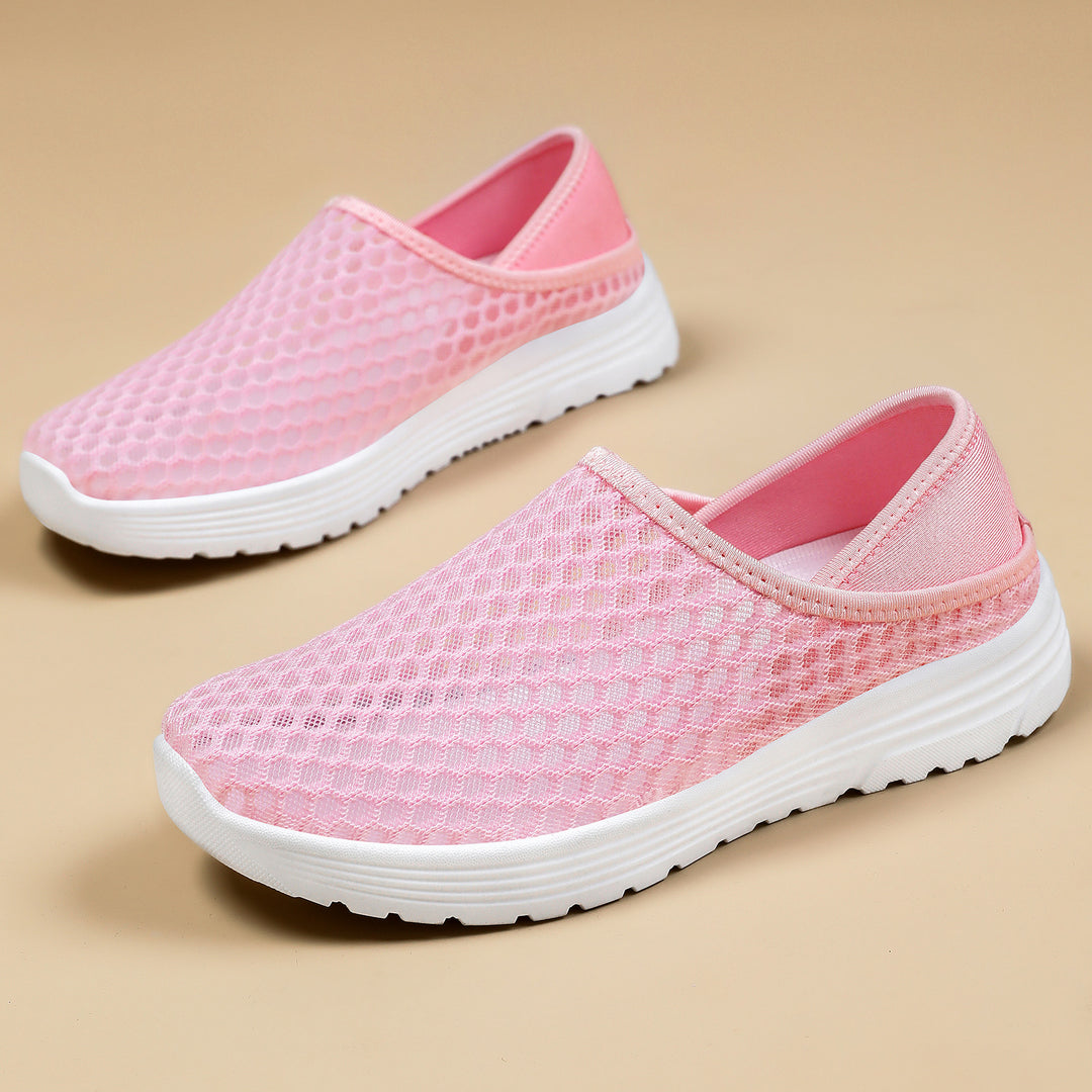 Damen nan atmungsaktive Mesh-Slip-On Clog-Sneaker mit Memory-Fußbett und dämpfender EVA-Sohle Echo Archiv