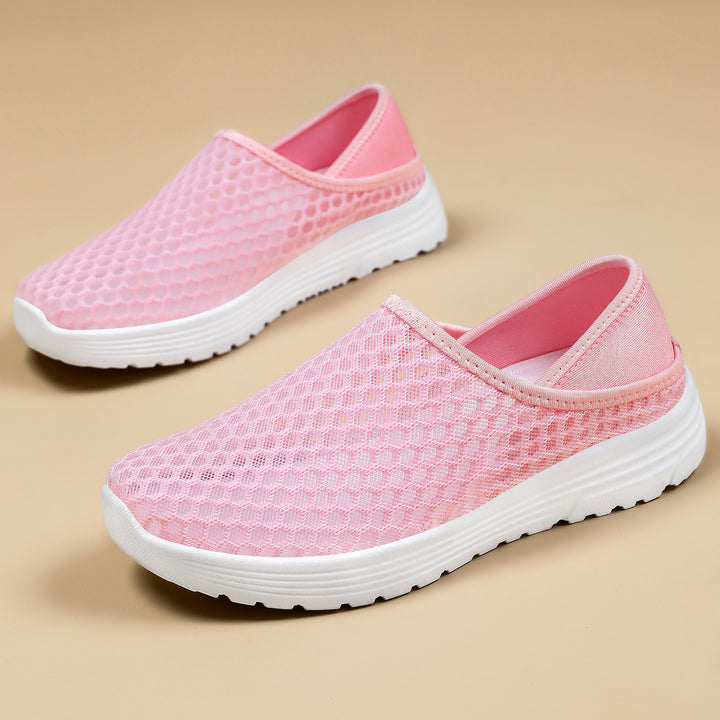 Damen nan atmungsaktive Mesh-Slip-On Clog-Sneaker mit Memory-Fußbett und dämpfender EVA-Sohle Echo Archiv