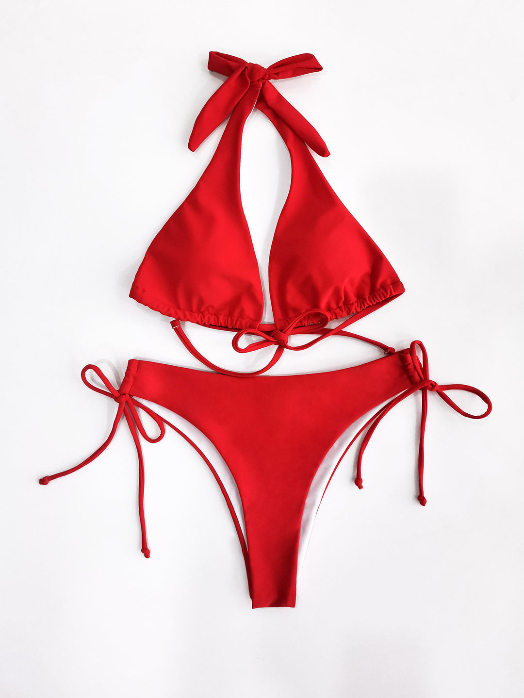 Damen Triangel-Bikini mit hohem Komfort und verspielten Bindebändern Echo Archiv