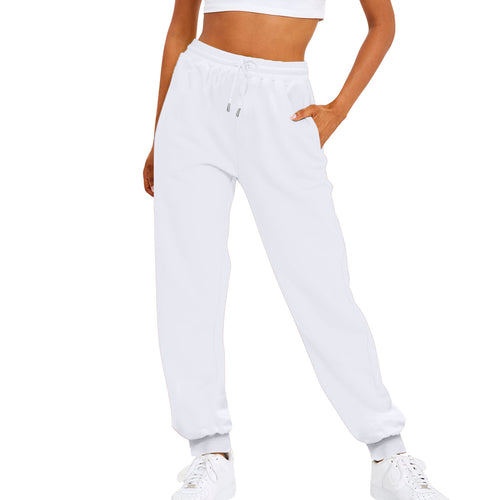 Damen nan komfortable Jogginghose mit Kordelzug Seitentaschen und geripptem Knöchelabschluss Echo Archiv