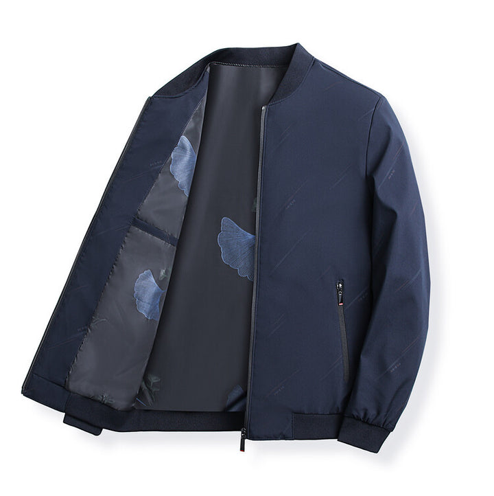 Herren modische Übergangsjacke mit praktischem Stehkragen Echoarchiv