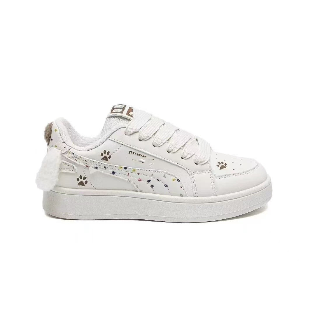 Damen Sneakers mit süßem Tierdesign und flauschigen Details Echo Archiv