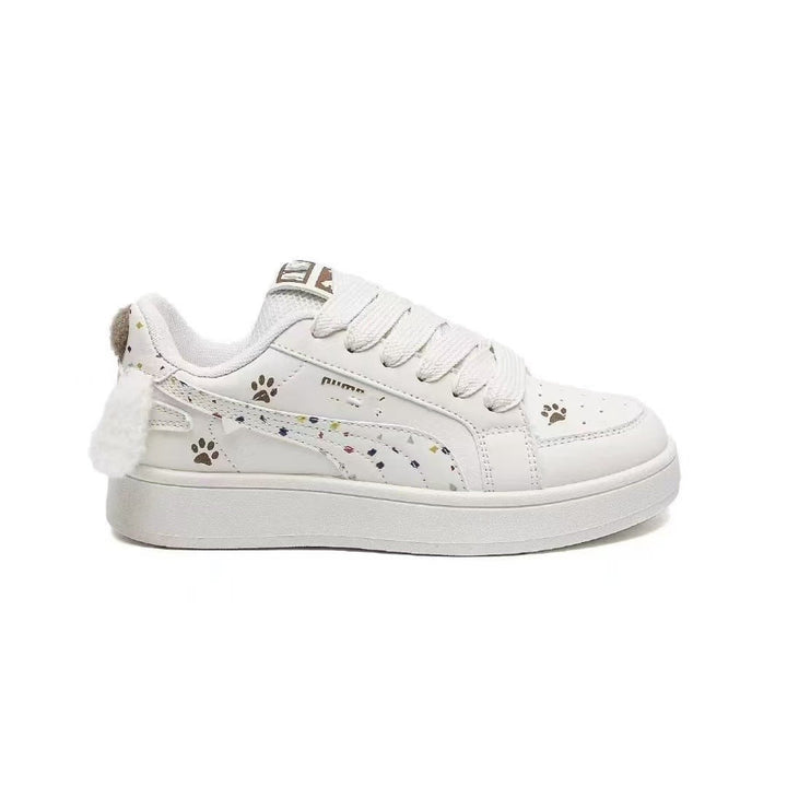 Damen Sneakers mit süßem Tierdesign und flauschigen Details Echo Archiv