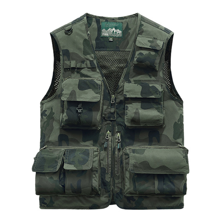 Herren Multifunktionale Cargoweste mit vielen Taschen Echo Archiv