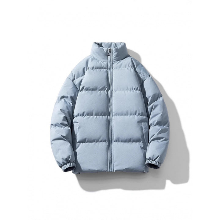 Unisex Leichte gesteppte Daunenoptik Pufferjacke mit Stehkragen und Zwei-Wege-Reißverschluss Echo Archiv