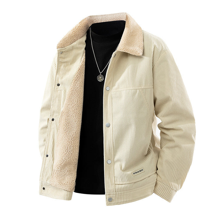 Herren Warme Cordjacke Echo Archiv