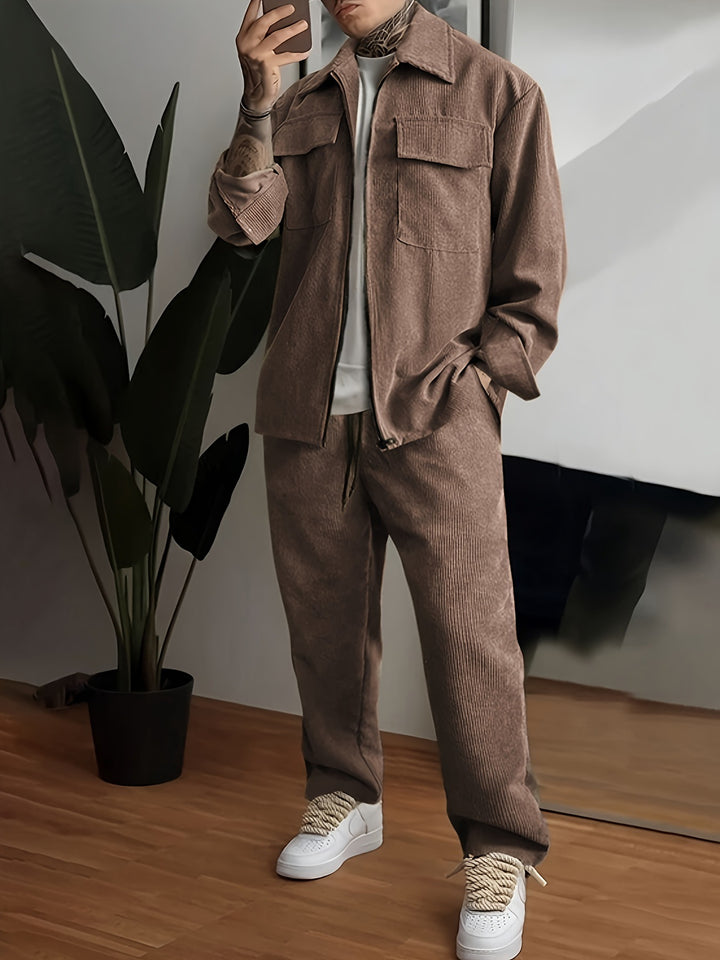 Herren Flanelljacke mit praktischen Taschen Echoarchiv