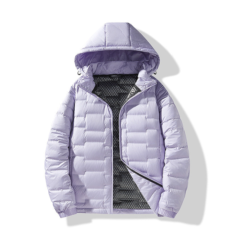 Herren Ultraleichte Steppjacke mit Kapuze und Thermofutter Echo Archiv