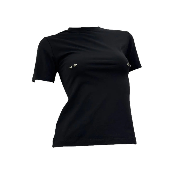 Damen Modisches T-Shirt mit einzigartigen Schmuck-Details Echo Archiv