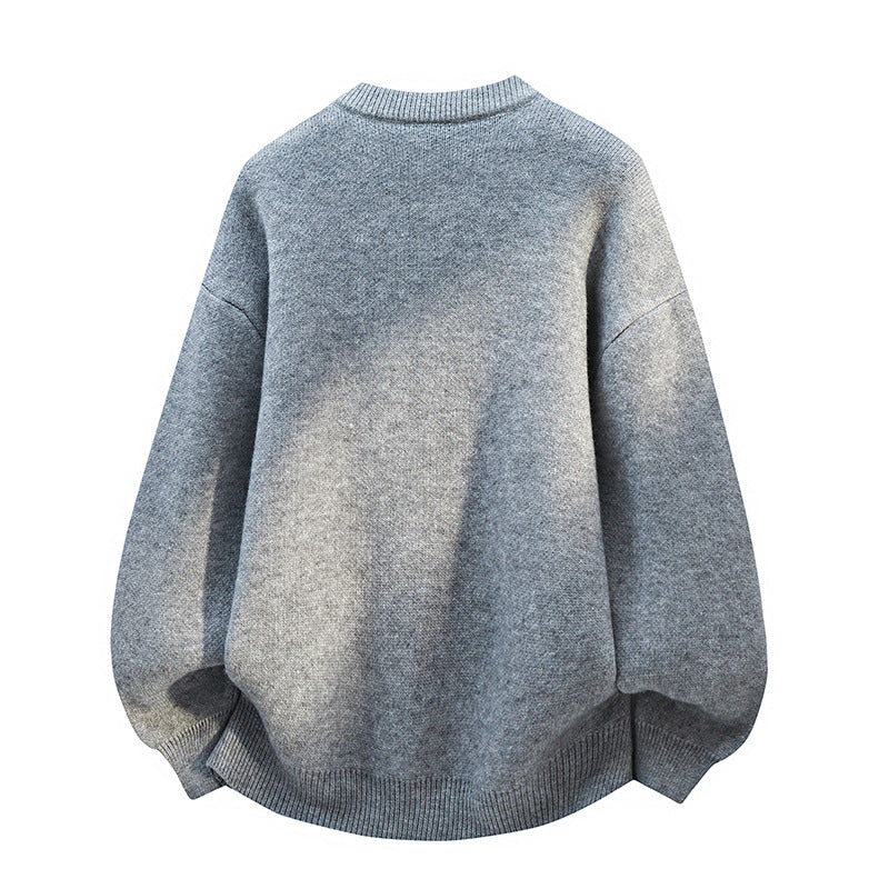 Damen Oversize Strickcardigan mit Rautenmuster & Knopfleiste Echoarchiv
