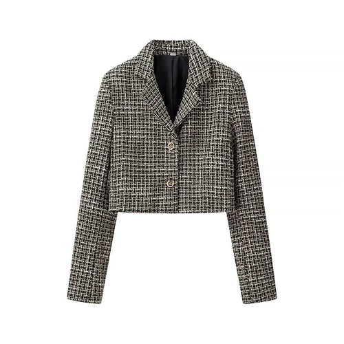 Damen Kurzblazer aus Bouclé‑Tweed mit kastiger Cropped‑Silhouette Echo Archiv