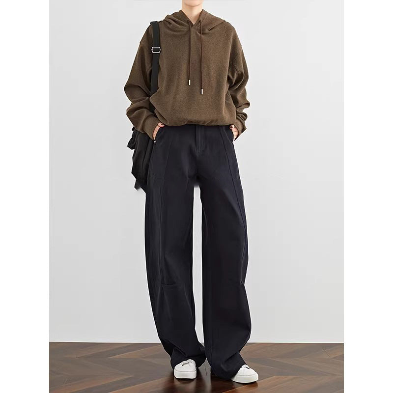 Damen Lässiger Strickpullover mit weitem Schnitt Echoarchiv