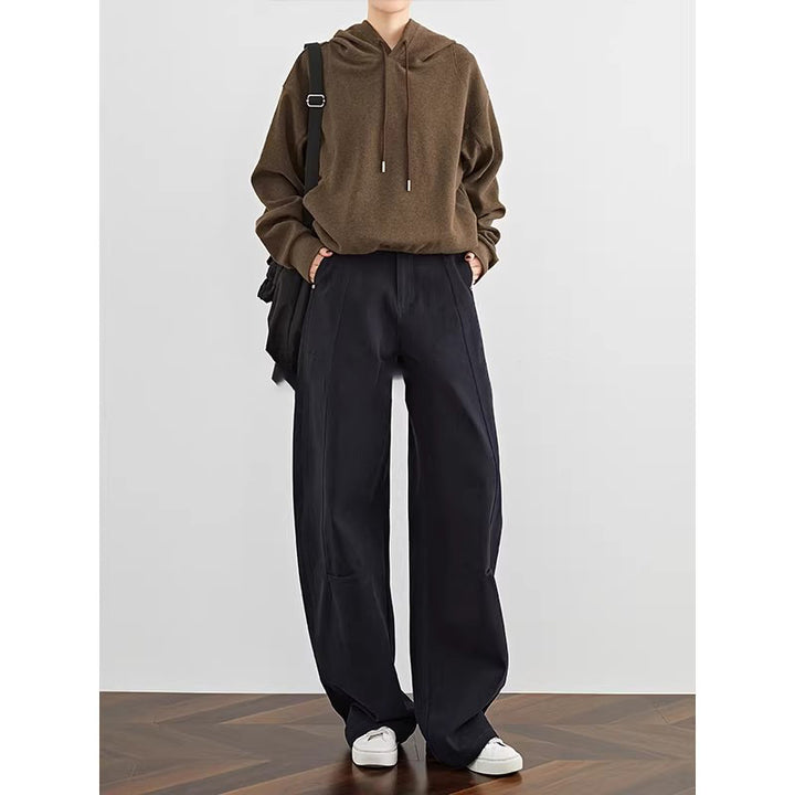 Damen Lässiger Strickpullover mit weitem Schnitt Echoarchiv