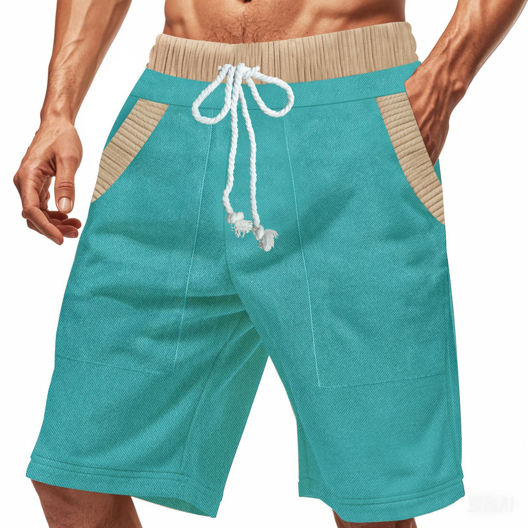 Herren Freizeit-Shorts mit elastischem Bund und praktischen Seitentaschen Echoarchiv