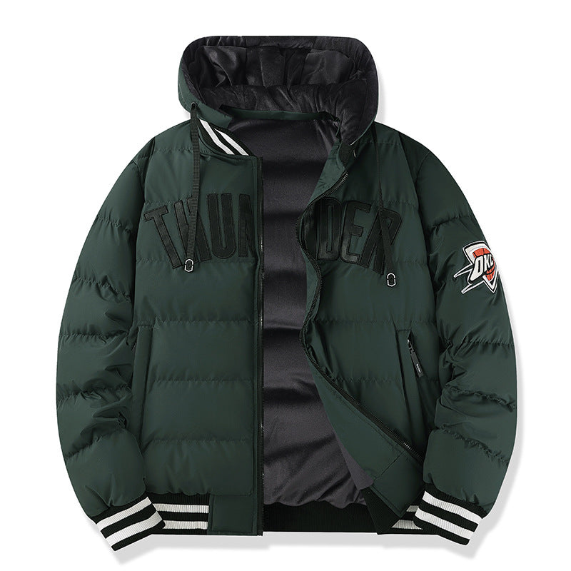 Herren Leichte Steppjacke mit hohen Kragen und praktischen Taschen Echo Archiv