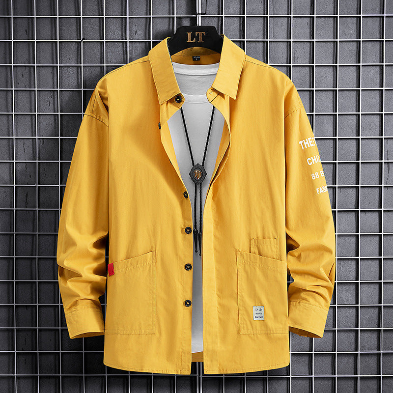 Herren lässige Overshirtjacke mit praktischen Taschen und modischem Design Echoarchiv