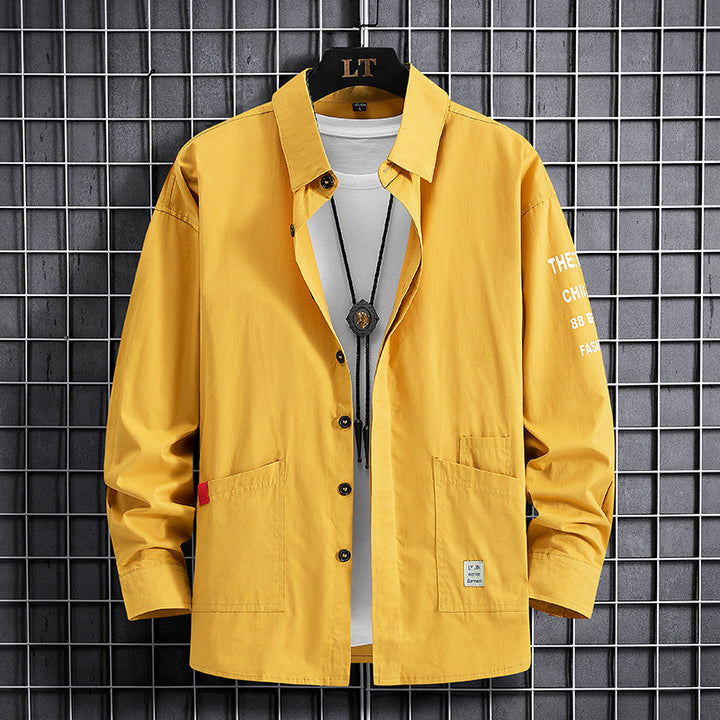 Herren lässige Overshirtjacke mit praktischen Taschen und modischem Design Echoarchiv
