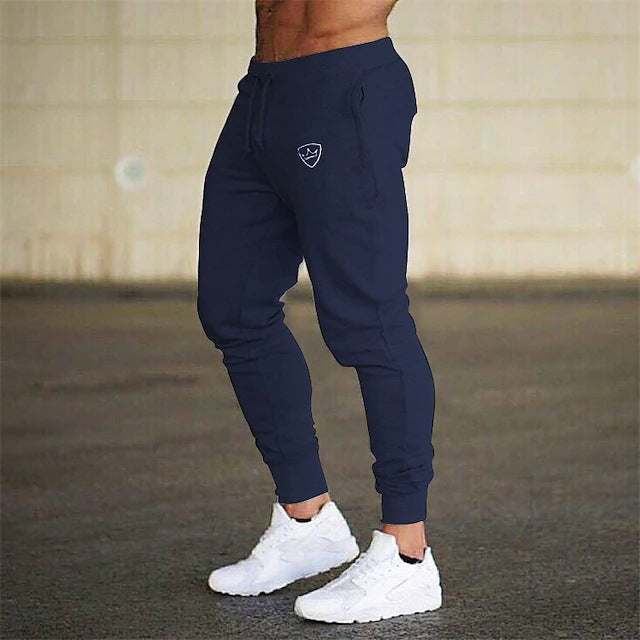 Herren Sweatpants mit schmalem Schnitt und elastischem Bund Echoarchiv