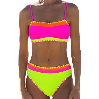 Damen Bunte Bikini Echo Archiv