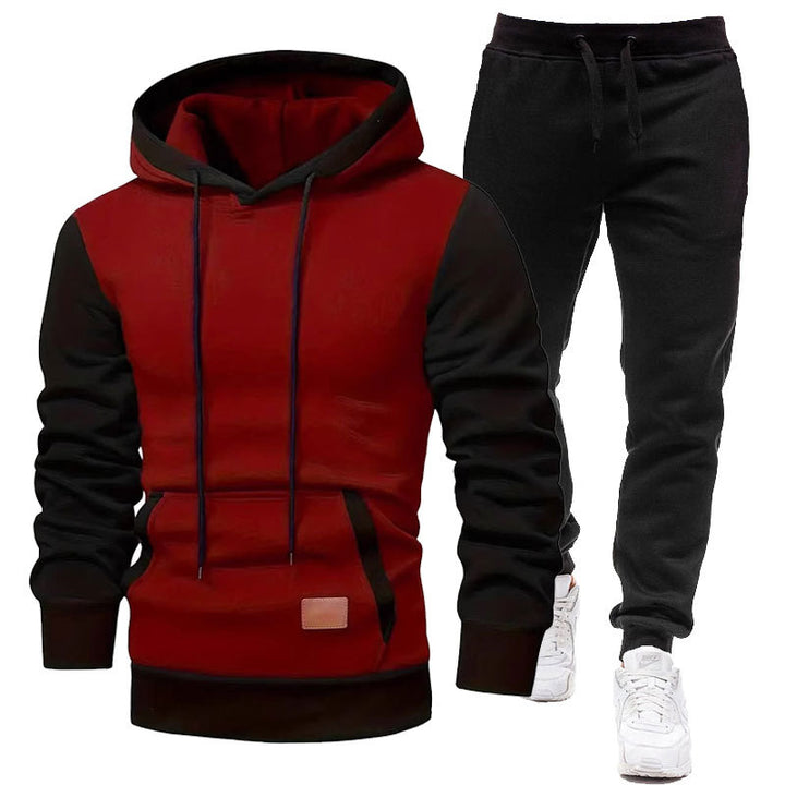 Herren Sportliches Hoodie- und Jogginghosen-Set Echoarchiv