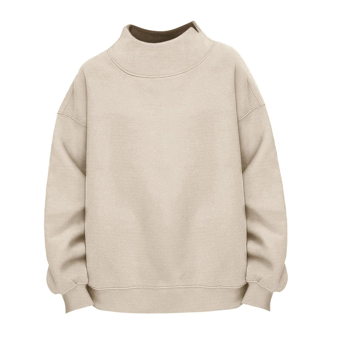Damen Lässiges Funnel-Neck Sweatshirt im Oversize‑Schnitt mit überschnittener Schulter Echo Archiv