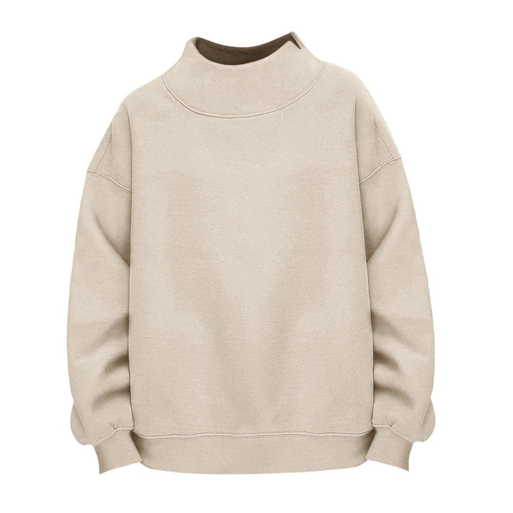 Damen Lässiges Funnel-Neck Sweatshirt im Oversize‑Schnitt mit überschnittener Schulter Echo Archiv