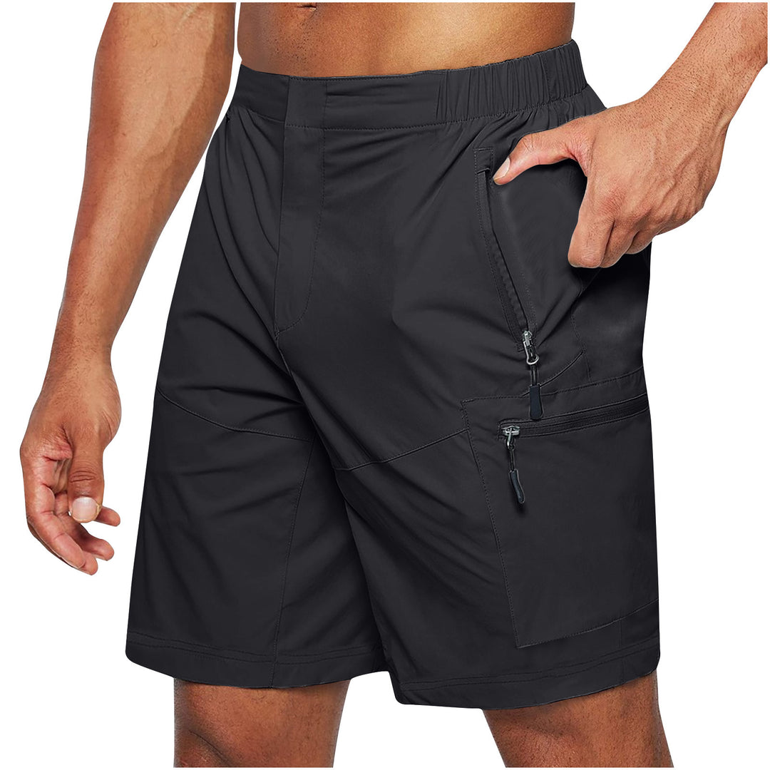 Herren wasserdichte Cargo-Shorts mit elastischem Bund und multifunktionalen Taschen Echoarchiv