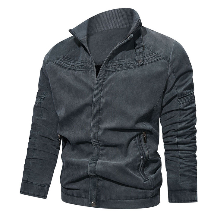 Herren strapazierfähige Übergangsjacke mit hochwertiger Steppung und praktischen Reißverschlusstaschen Echoarchiv