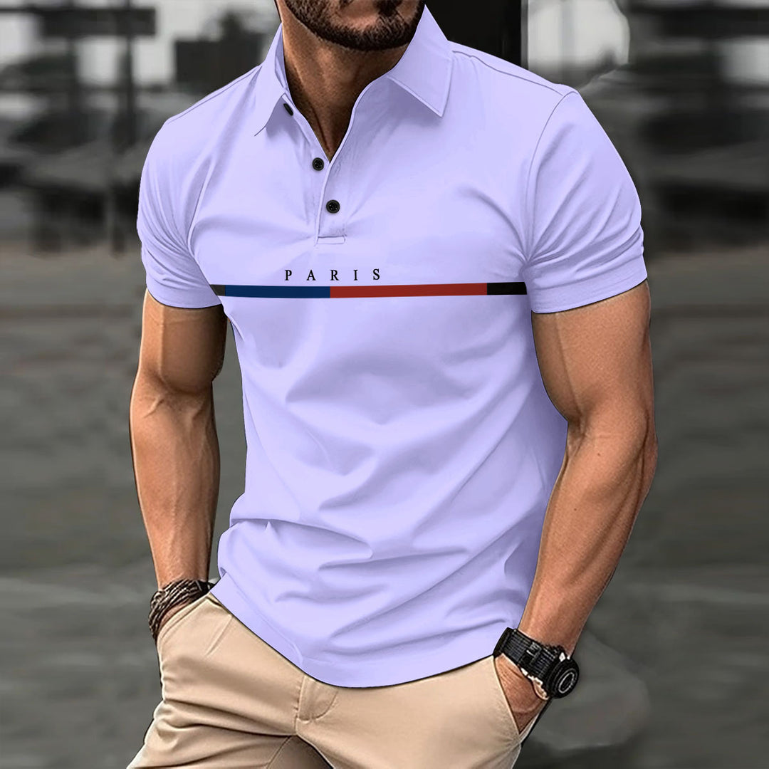 Herren Freizeit Polo Shirt Echoarchiv