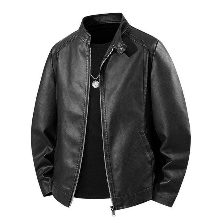 Herren Modische Lederjacke Echo Archiv 1787797735