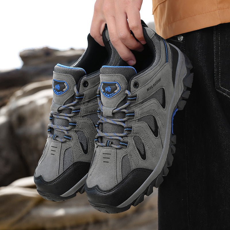 Herren nan urbaner Outdoor-Utility-Schnürschuh mit verstärkter Schutzkappe, atmungsaktiven Mesh-Einsätzen und griffiger Profilsohle Echo Archiv